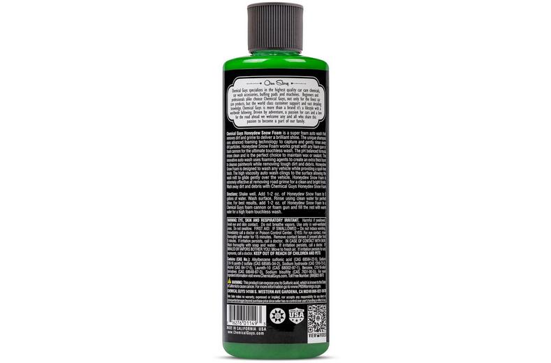 Chemical Guys Honeydew Snow Foam 16fl oz Chemical Guys Honeydew Snow Foam 16fl oz