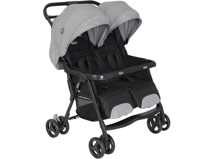 Graco Duorider Double Pushchair - Steeple Gray