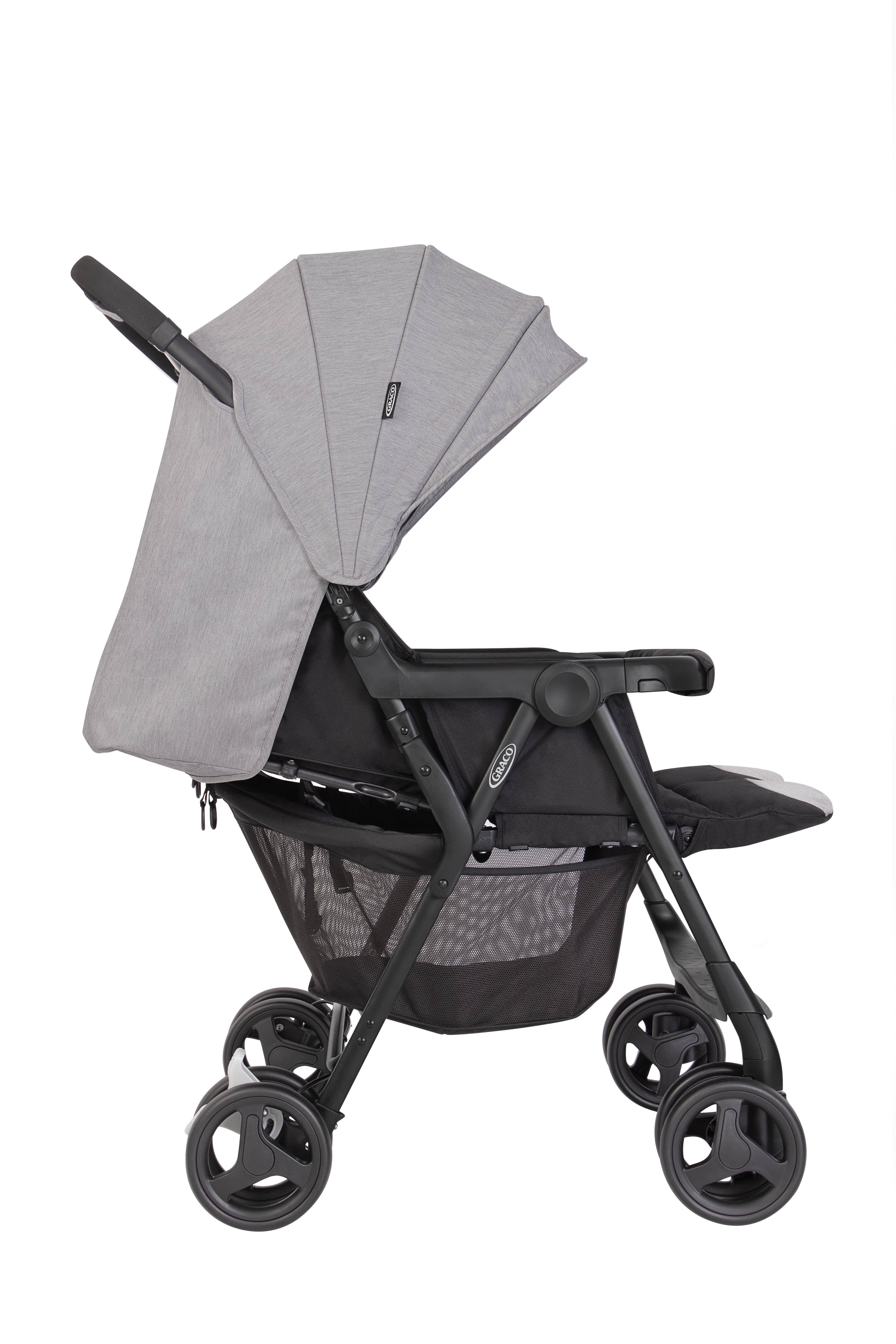 Graco Duorider Double Pushchair - Steeple Gray