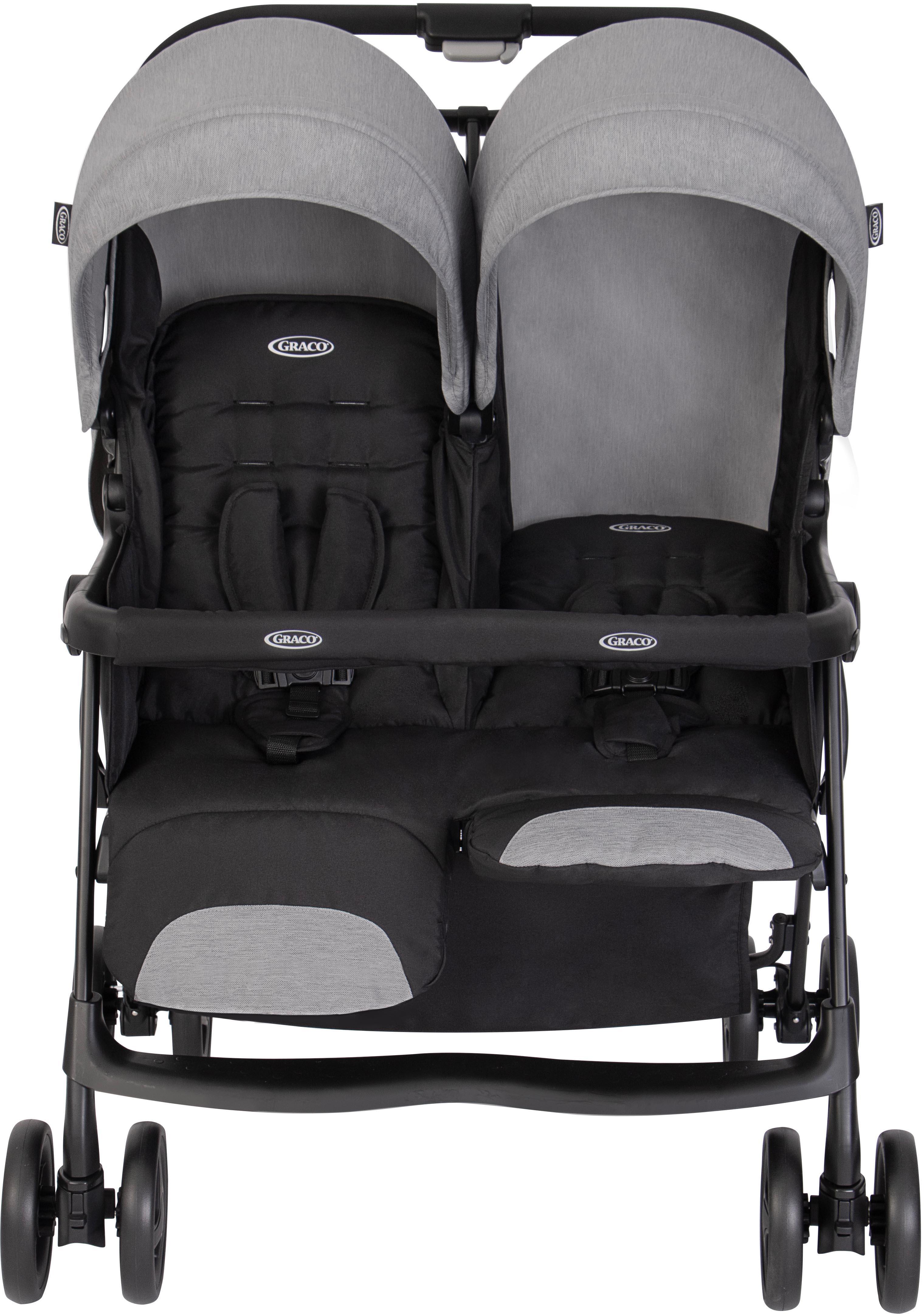 Graco Duorider Double Pushchair - Steeple Gray