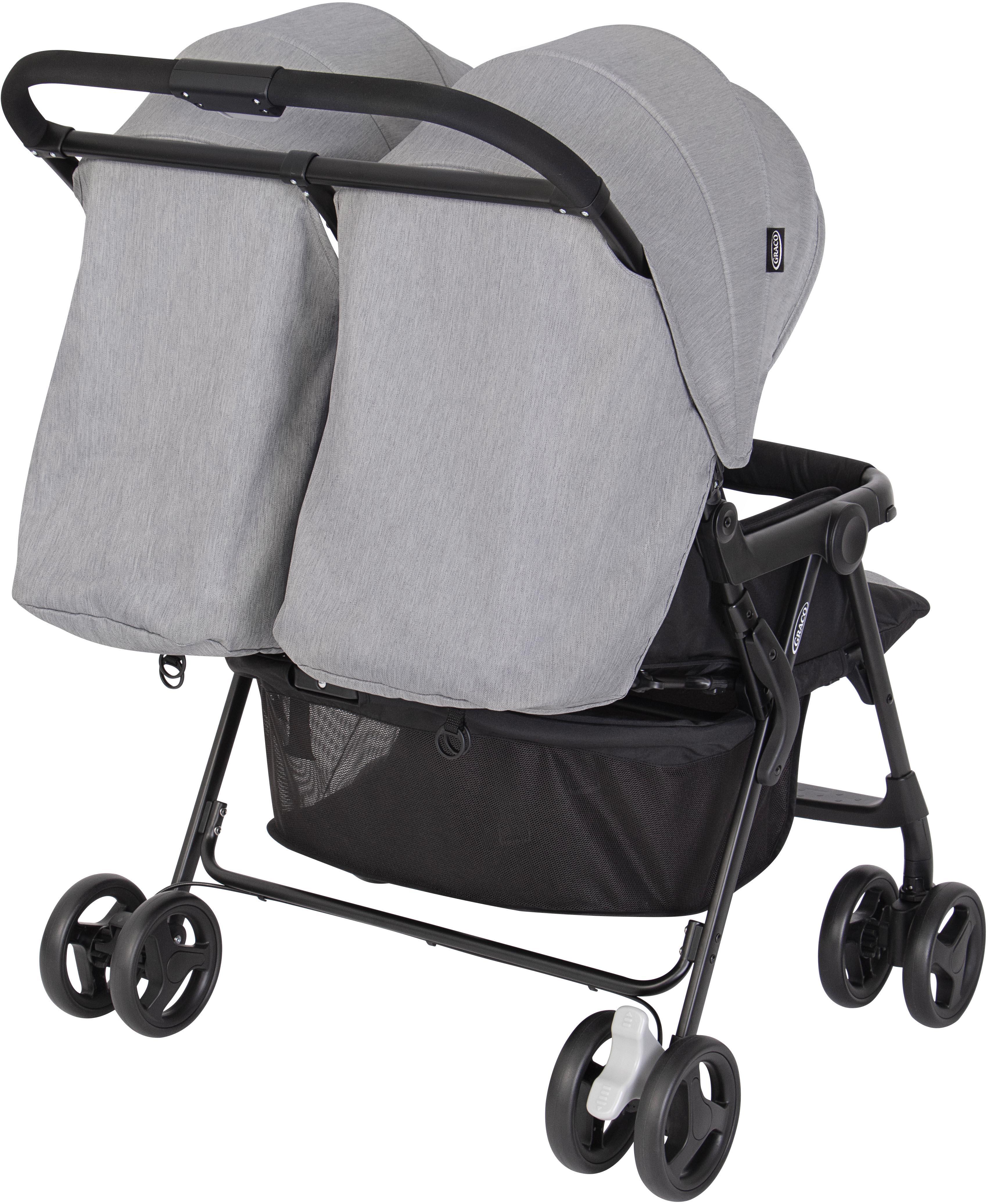 Graco Duorider Double Pushchair - Steeple Gray