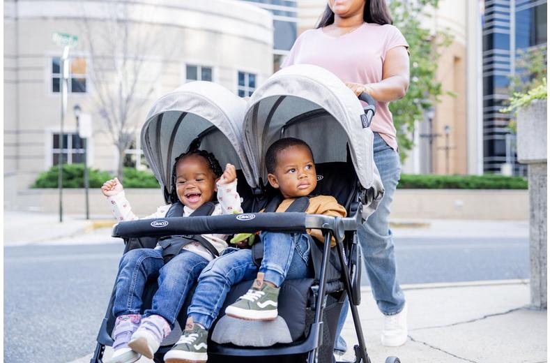 Graco Duorider Double Pushchair - Steeple Gray Graco Duorider Double Pushchair - Steeple Gray