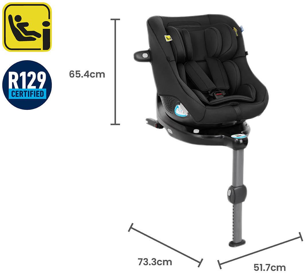 Graco Turn2Me DLX i-Size R129 360° Rotating Isofix Car Seat - Midnight