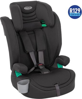 Graco Eldura R129 2-in-1 Harness Booster Car Seat - Midnight