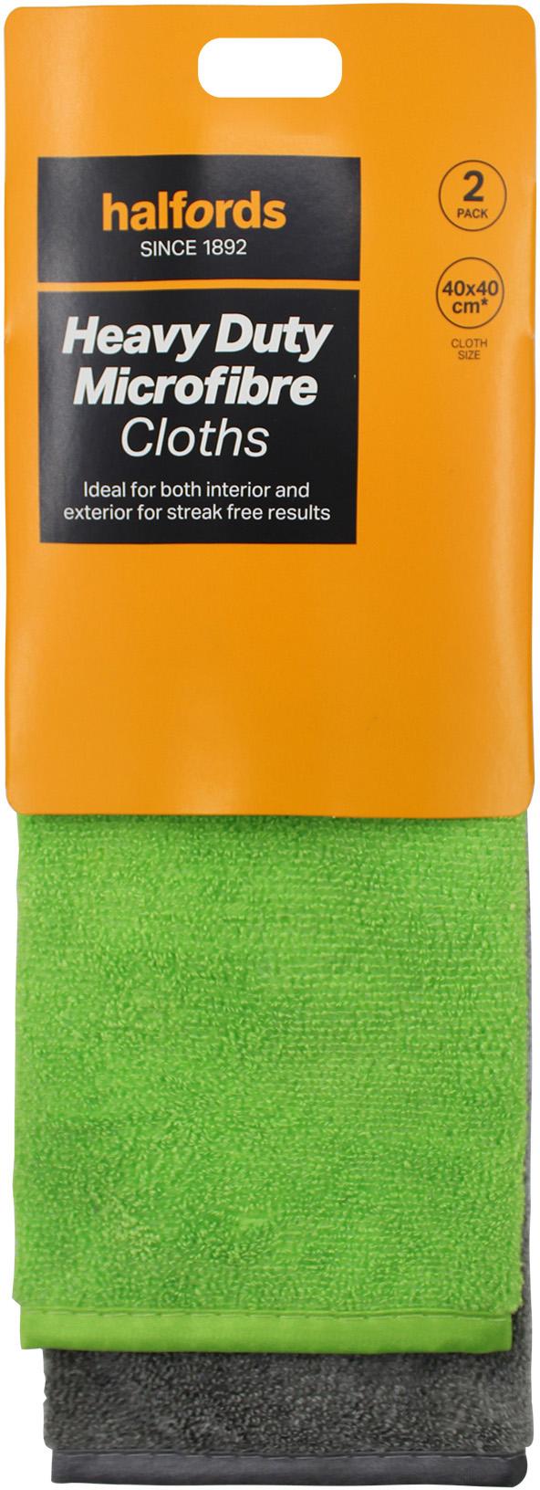 Halfords Microfibre Heavy Duty Cloths