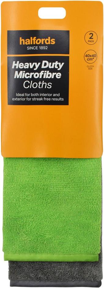 Halfords Microfibre Heavy Duty Cloths
