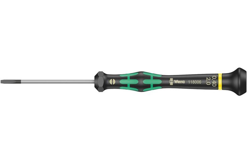 Wera Tools 2035 Screwdriver For Slotted Screws 0.40x2x60mm Wera Tools 2035 Screwdriver For Slotted Screws 0.40x2x60mm
