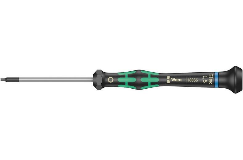 Wera Tools 2054 Scewdriver For Hex Screws 1.5mm Wera Tools 2054 Scewdriver For Hex Screws 1.5mm