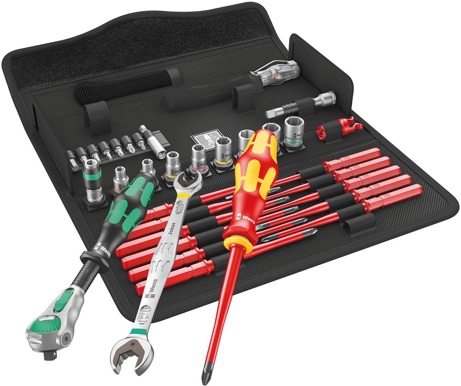 Wera Tools Kraftform Kompakt W 1 Maintenance Set 35 Piece