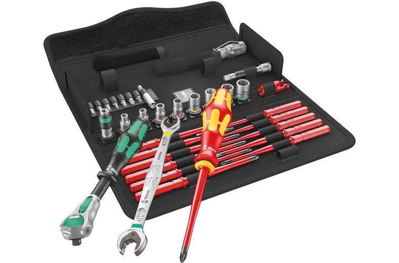 Wera Tools Kraftform Kompakt W 1 Maintenance Set 35 Piece Wera Tools Kraftform Kompakt W 1 Maintenance Set 35 Piece