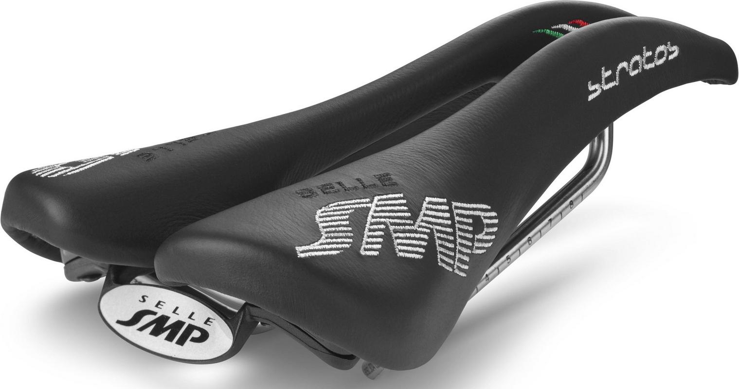 Halfords Selle SMP Selle Smp Stratos Saddle, Black | Extra 8% off for BC Members