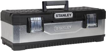 Stanley 26" Galvanised Metal/Plastic Toolbox