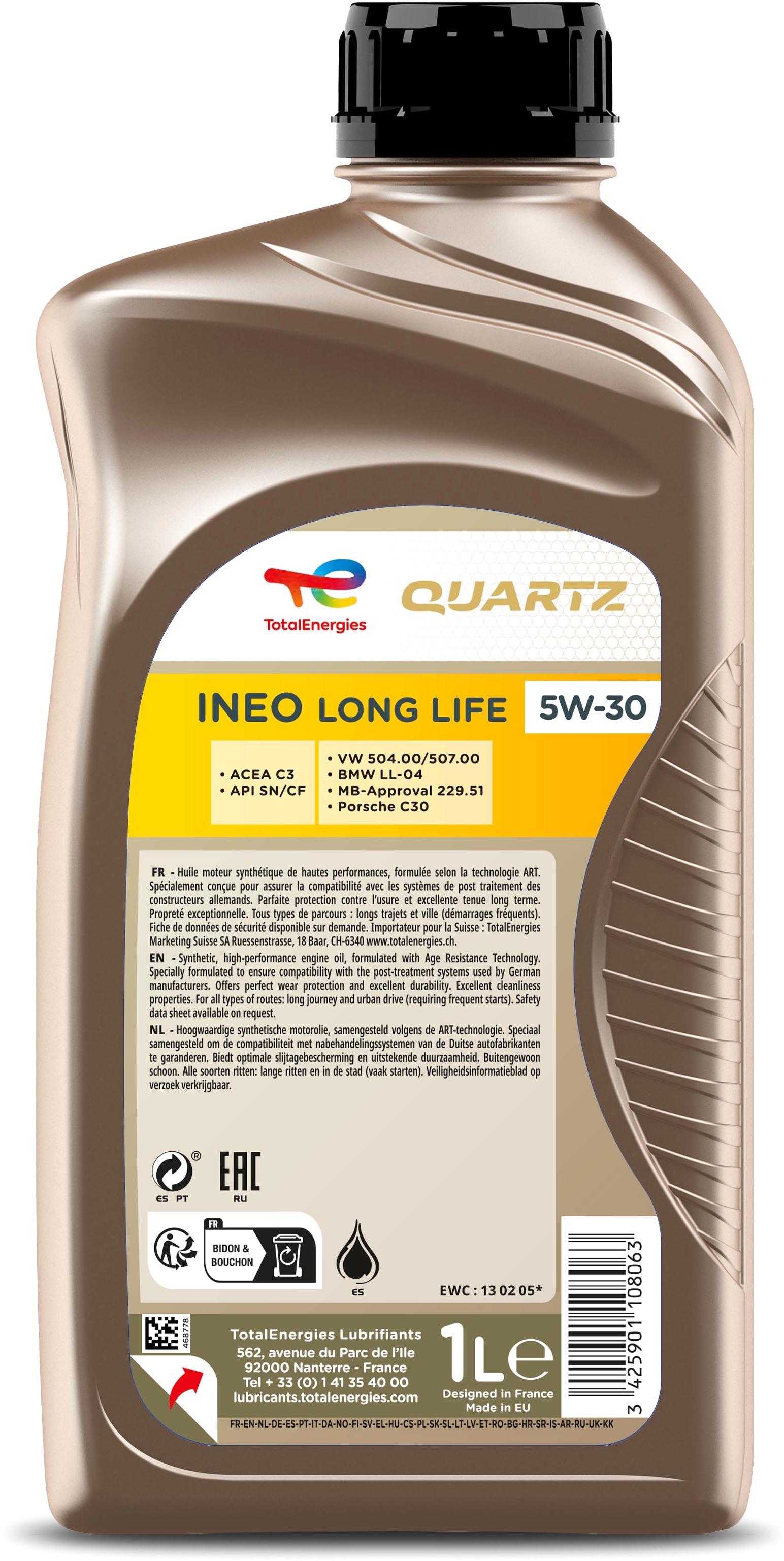 TotalEnergies Quartz INEO Long Life 5W/30 1L