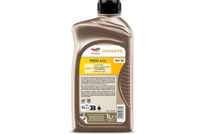 TotalEnergies Quartz INEO ECS 5W/30 1L TotalEnergies Quartz INEO ECS 5W/30 1L
