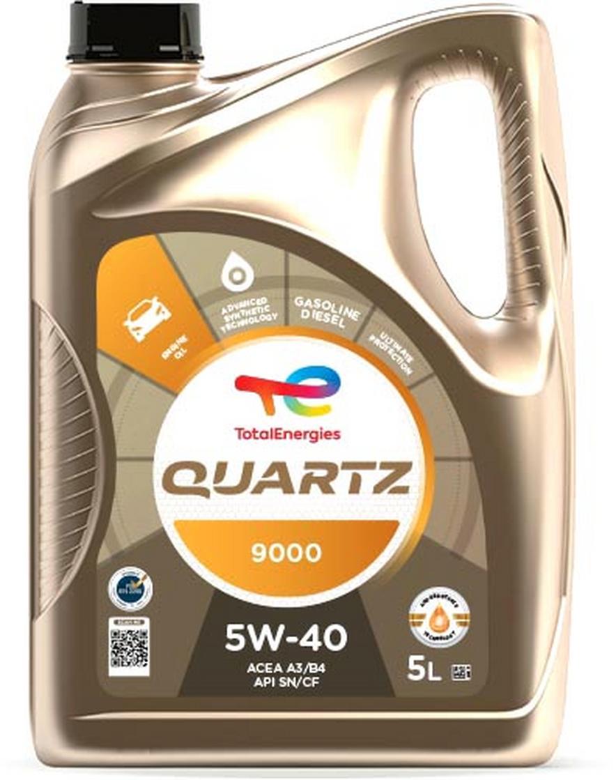 Total Quartz 9000 5W-40 Motor oils for cars, 5 litres