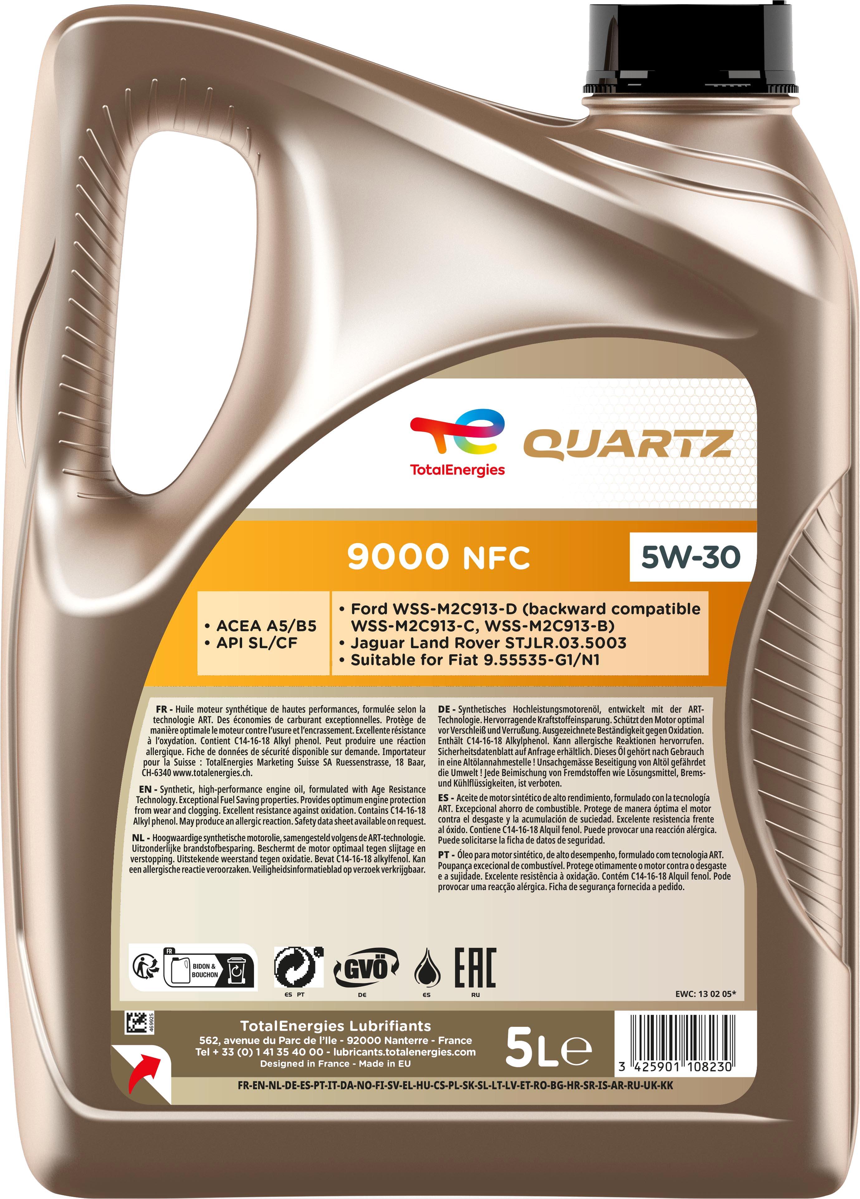 TotalEnergies Quartz 9000 NFC 5W/30 5L