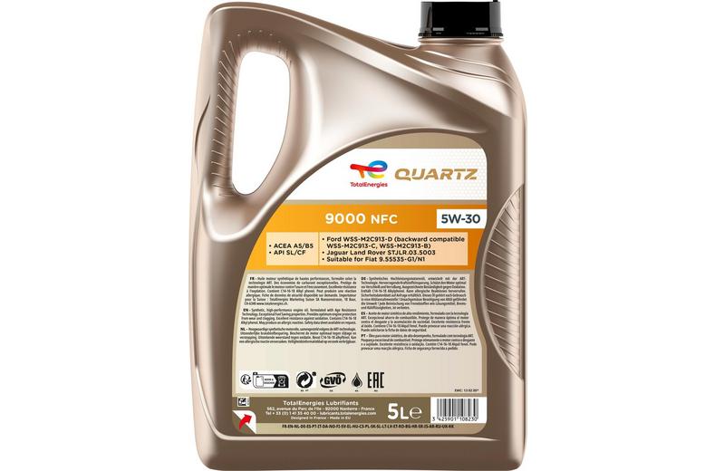 TotalEnergies Quartz 9000 NFC 5W/30 5L TotalEnergies Quartz 9000 NFC 5W/30 5L