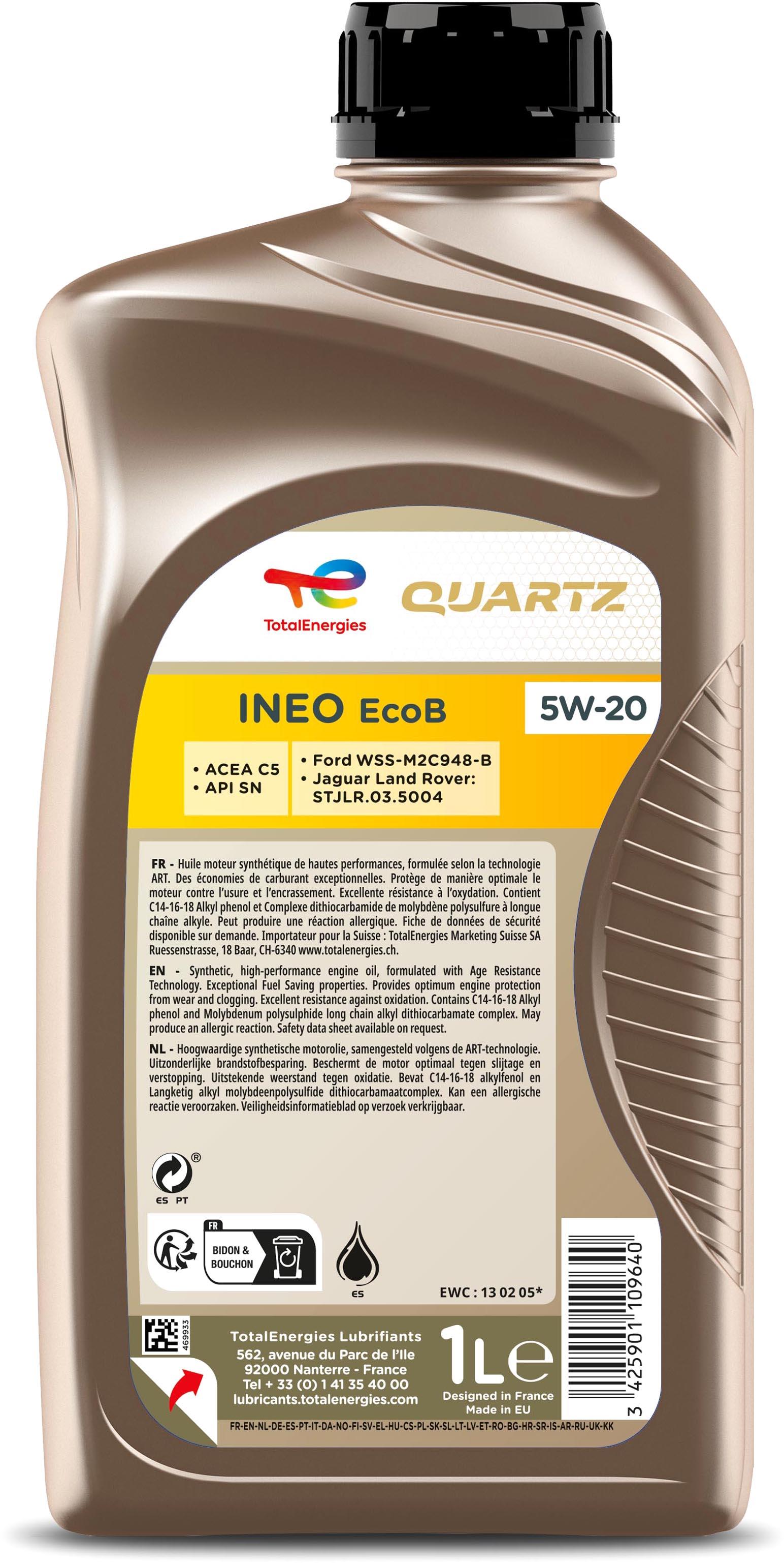 TotalEnergies Quartz INEO ECO-B 5W/20 1L