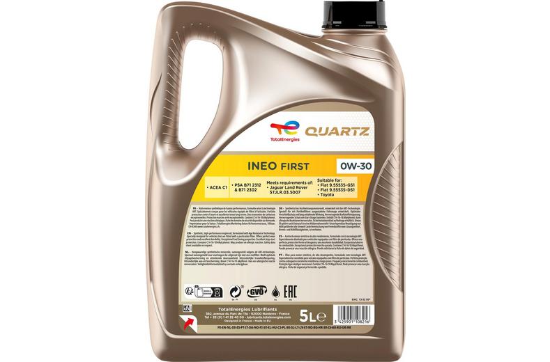 TotalEnergies Quartz INEO FIRST 0W/30 5L TotalEnergies Quartz INEO FIRST 0W/30 5L