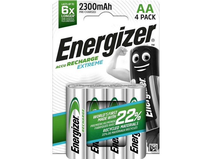 Energizer Rechargeable Extreme AA 2300 mAh 4 Pack