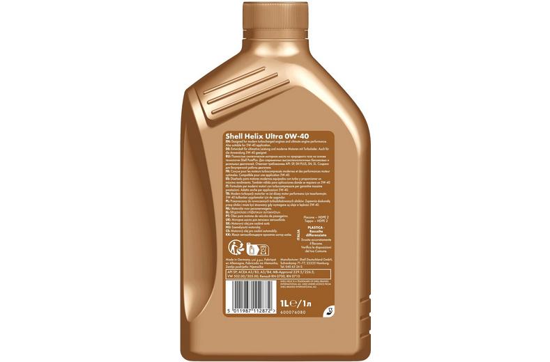 Shell Helix Ultra 0W-40 1L Shell Helix Ultra 0W-40 1L