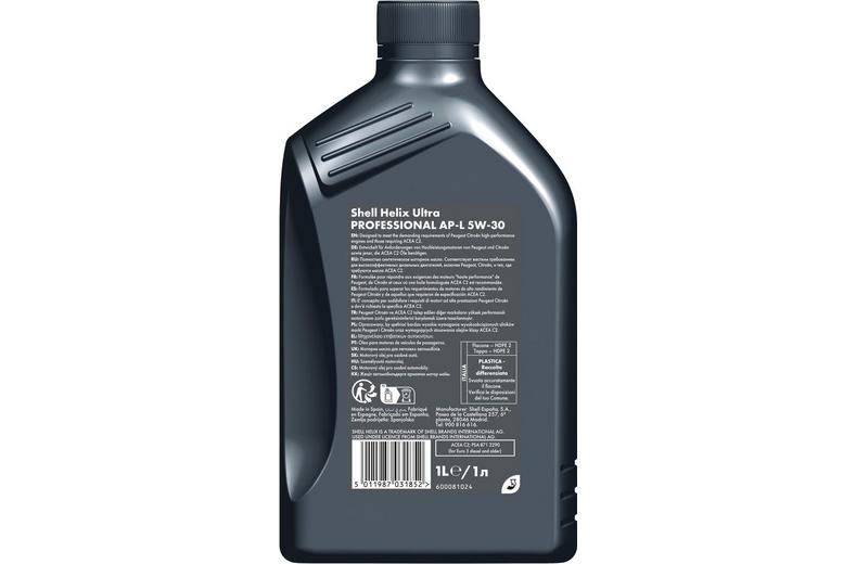 Shell Helix Ultra PRO AP-L 5W-30 1L Shell Helix Ultra PRO AP-L 5W-30 1L