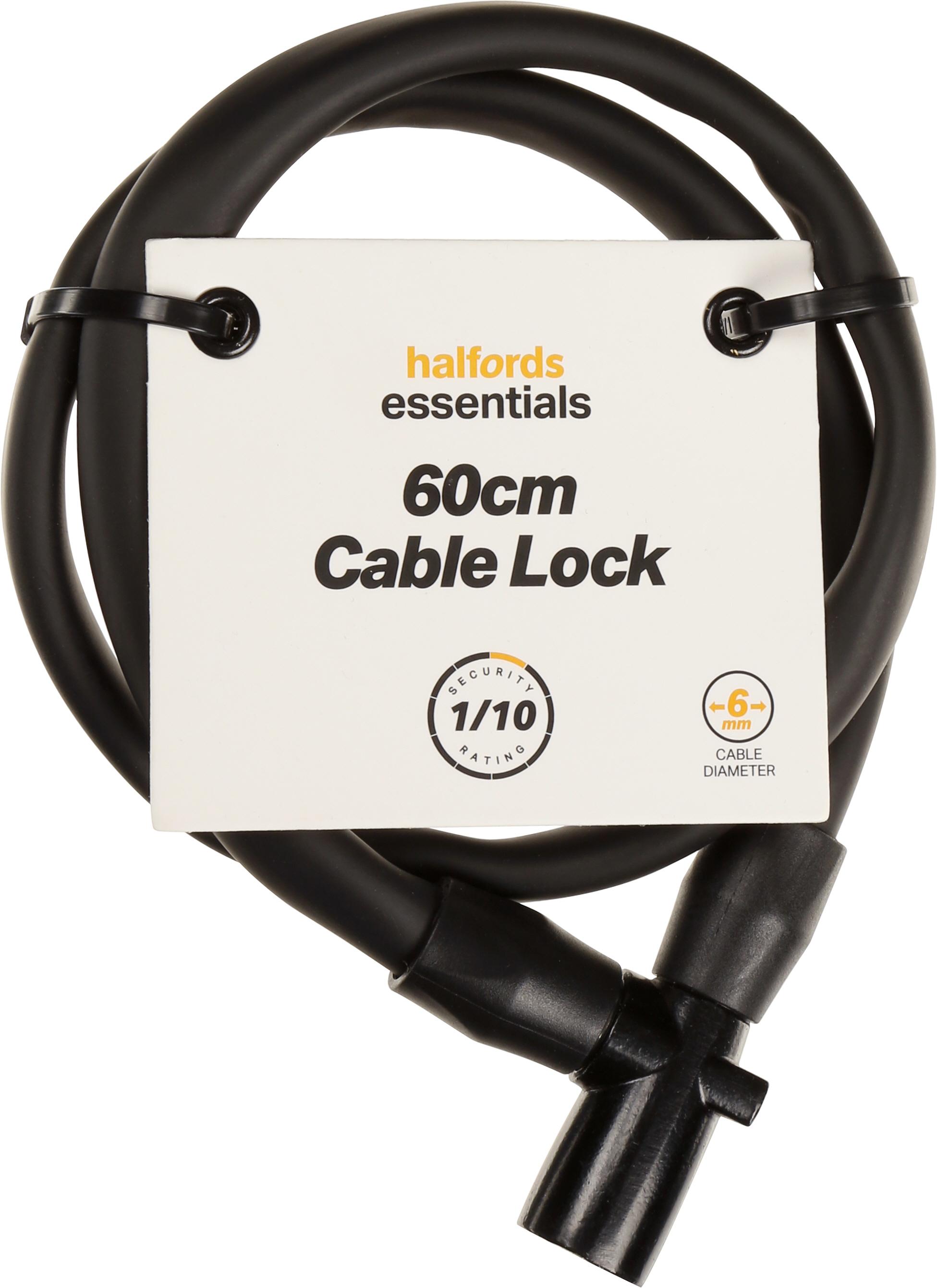Halfords Essentials 60cm Cable - Key
