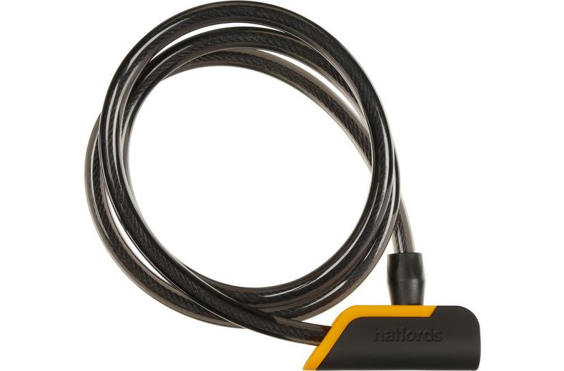 Halfords 120cm Cable Lock - Key Halfords 120cm Cable Lock - Key