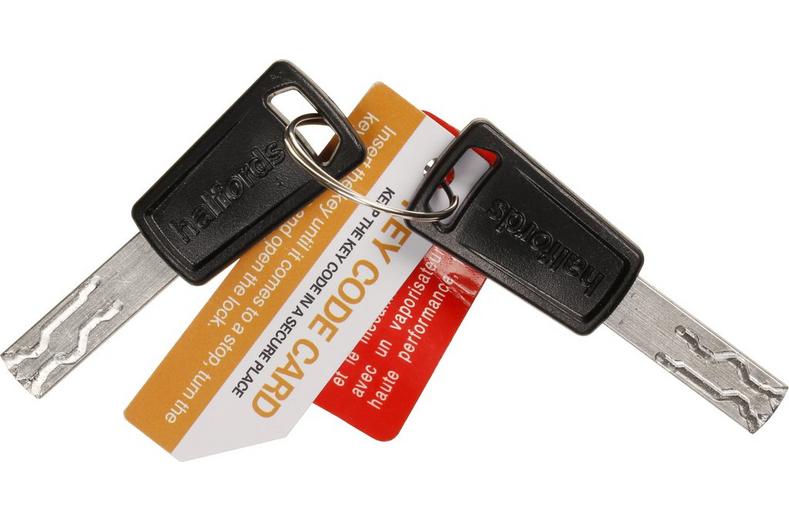 Halfords 120cm Cable Lock - Key Halfords 120cm Cable Lock - Key