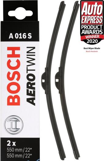 Bosch A016S Wiper Blades - Front Pair