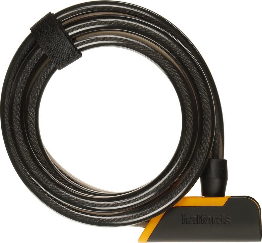 Halfords 185Cm Cable Lock - Key | Extra 8% off for BC Members
