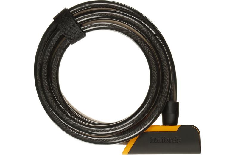 Halfords 185cm Cable Lock - Key Halfords 185cm Cable Lock - Key