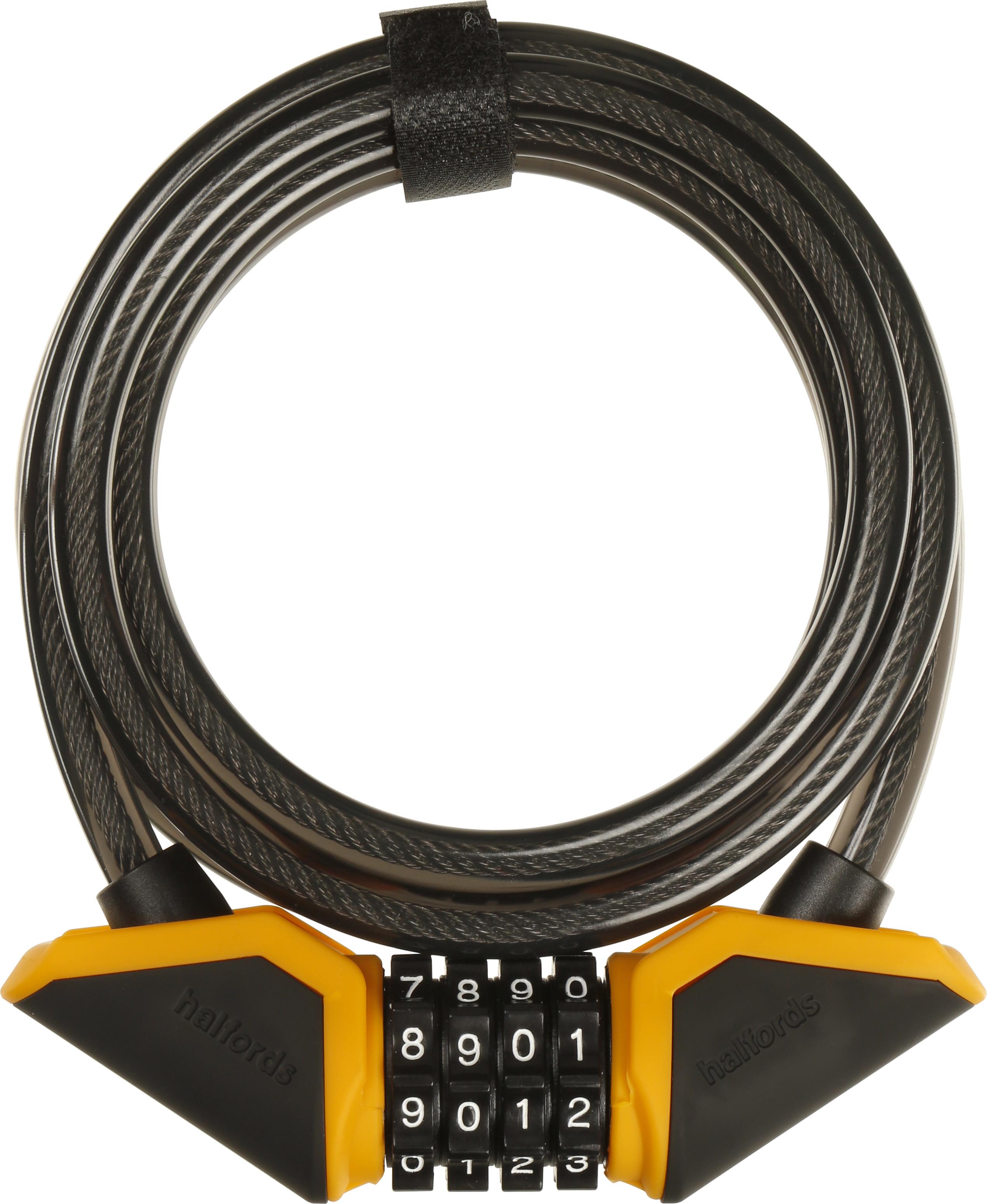 Halfords 185Cm Cable Lock - Combination