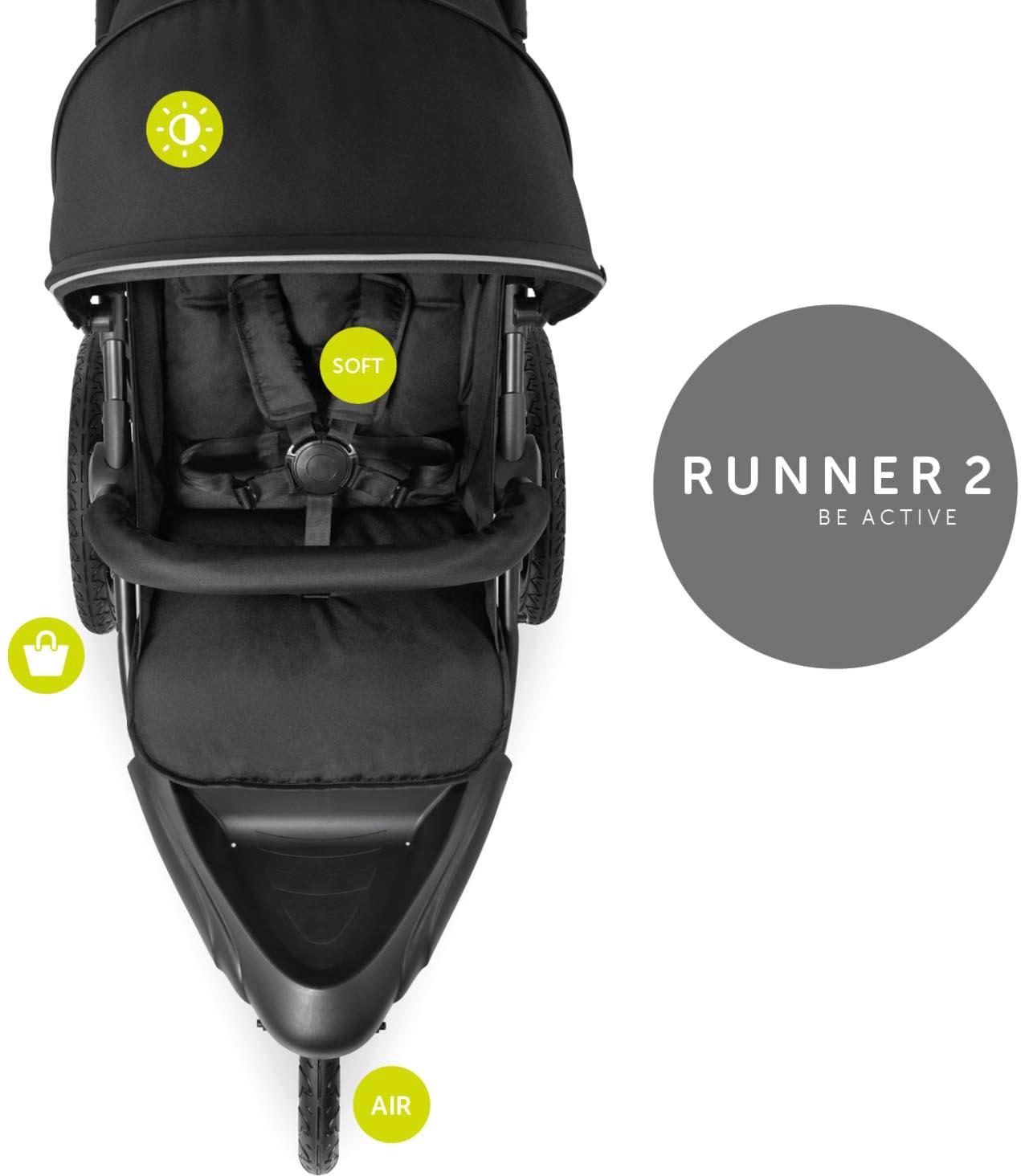 Hauck Runner 2 Pushchair - Black