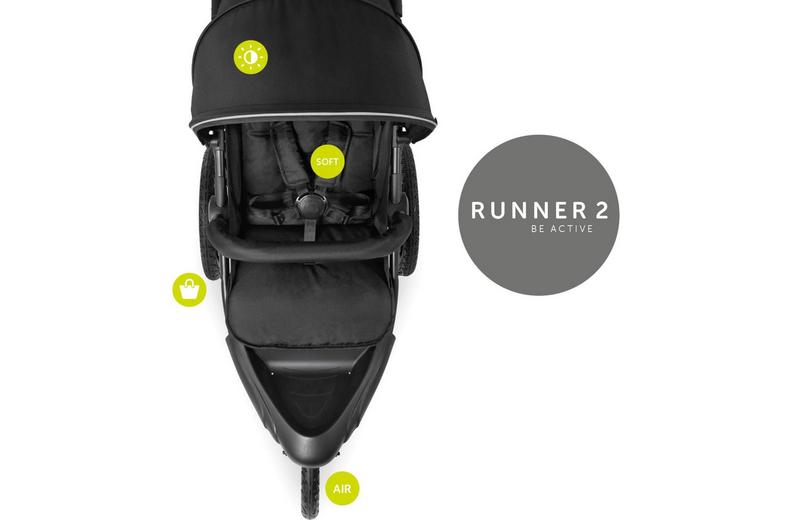 Hauck Runner 2 Pushchair - Black Hauck Runner 2 Pushchair - Black