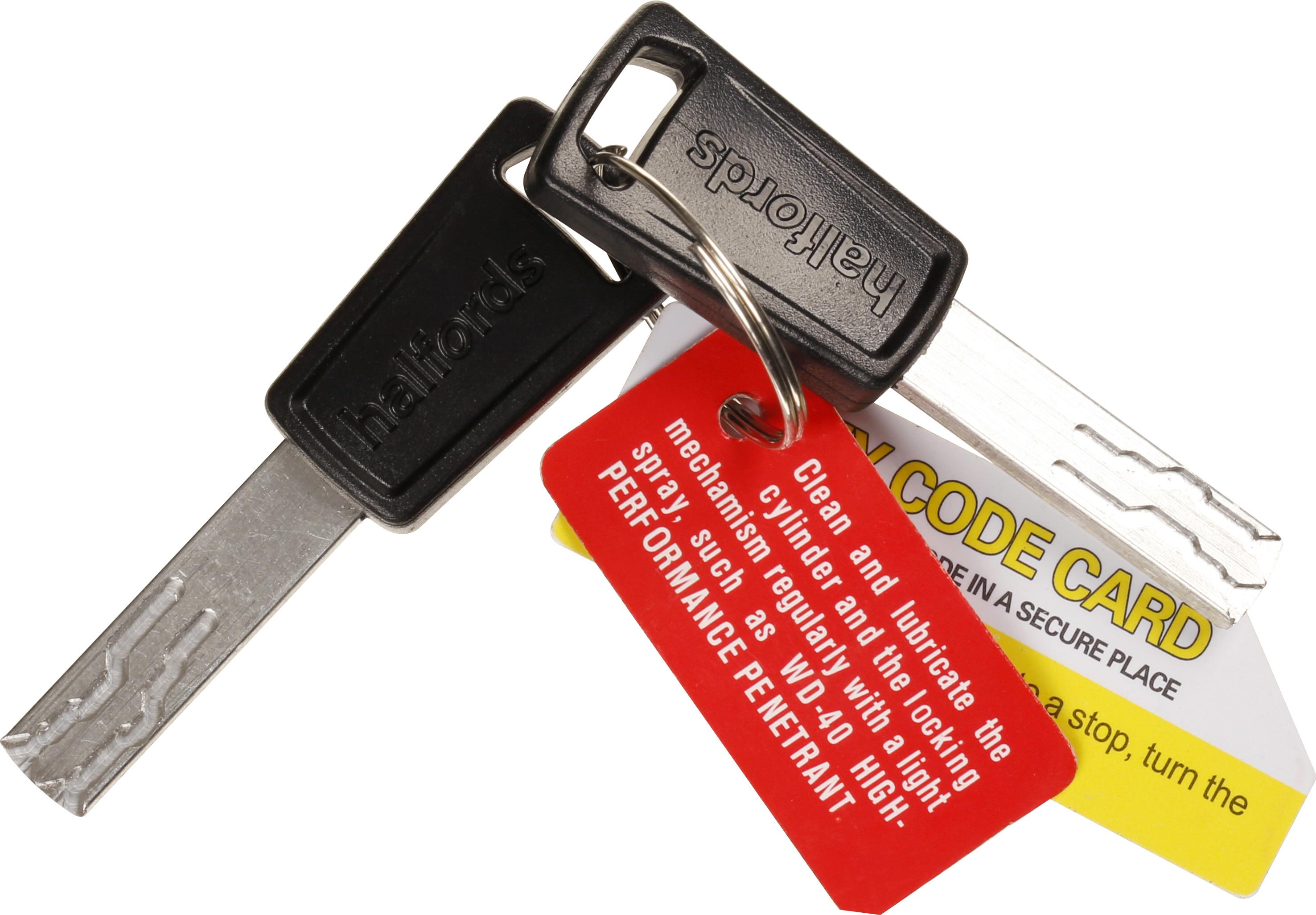 Halfords 150cm Armoured Cable - Key