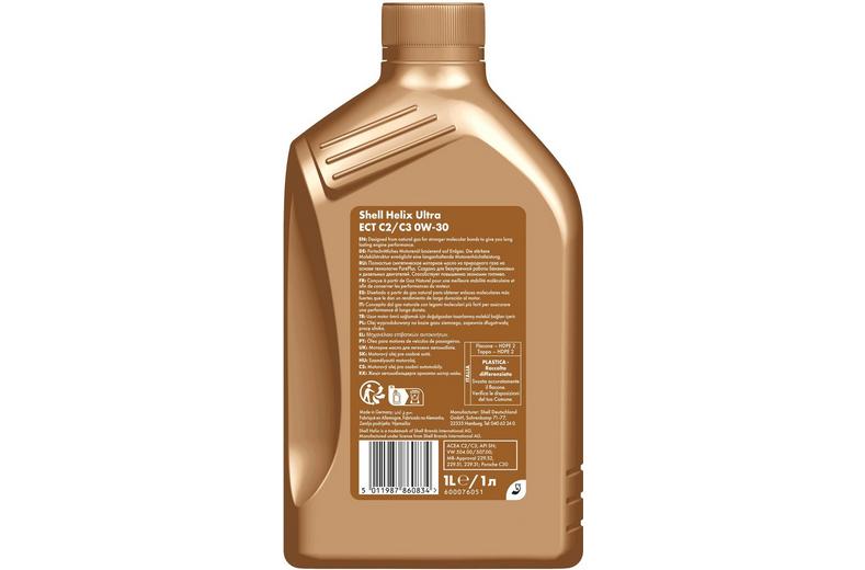 Shell Helix Ultra ECT C2/C3 0W-30 1L Shell Helix Ultra ECT C2/C3 0W-30 1L