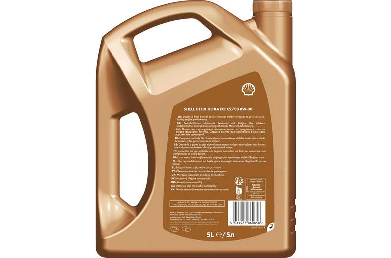 Shell Helix Ultra ECT C2/C3 0W-30 5L Shell Helix Ultra ECT C2/C3 0W-30 5L