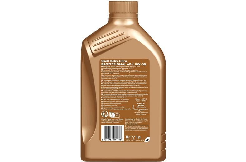 Shell Helix Ultra PRO AP-L 0W-30 1L Shell Helix Ultra PRO AP-L 0W-30 1L