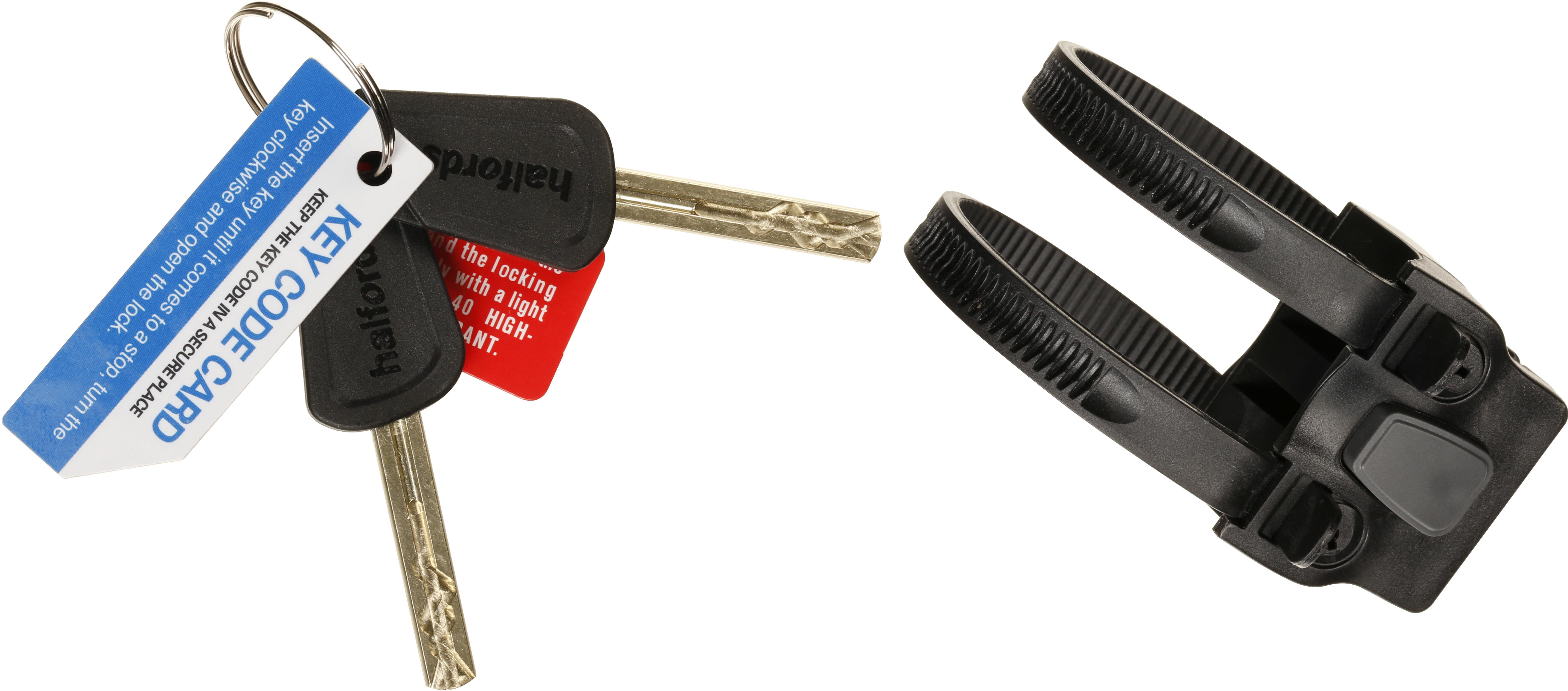 Halfords 23cm D Lock - Key
