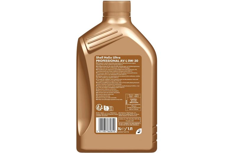 Shell Helix Ultra PRO AV-L 0W-30 1L Shell Helix Ultra PRO AV-L 0W-30 1L
