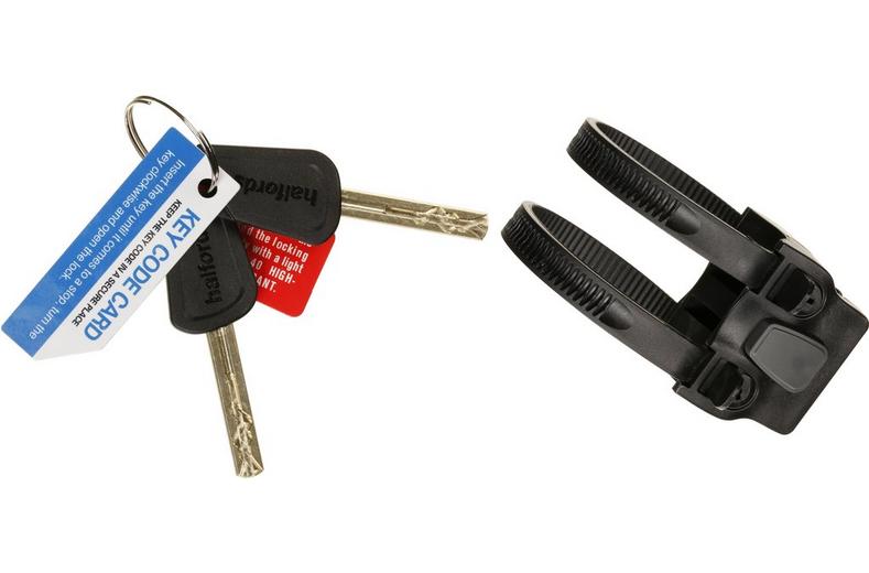 Halfords 23cm D Lock And 115cm Cable Lock Halfords 23cm D Lock And 115cm Cable Lock