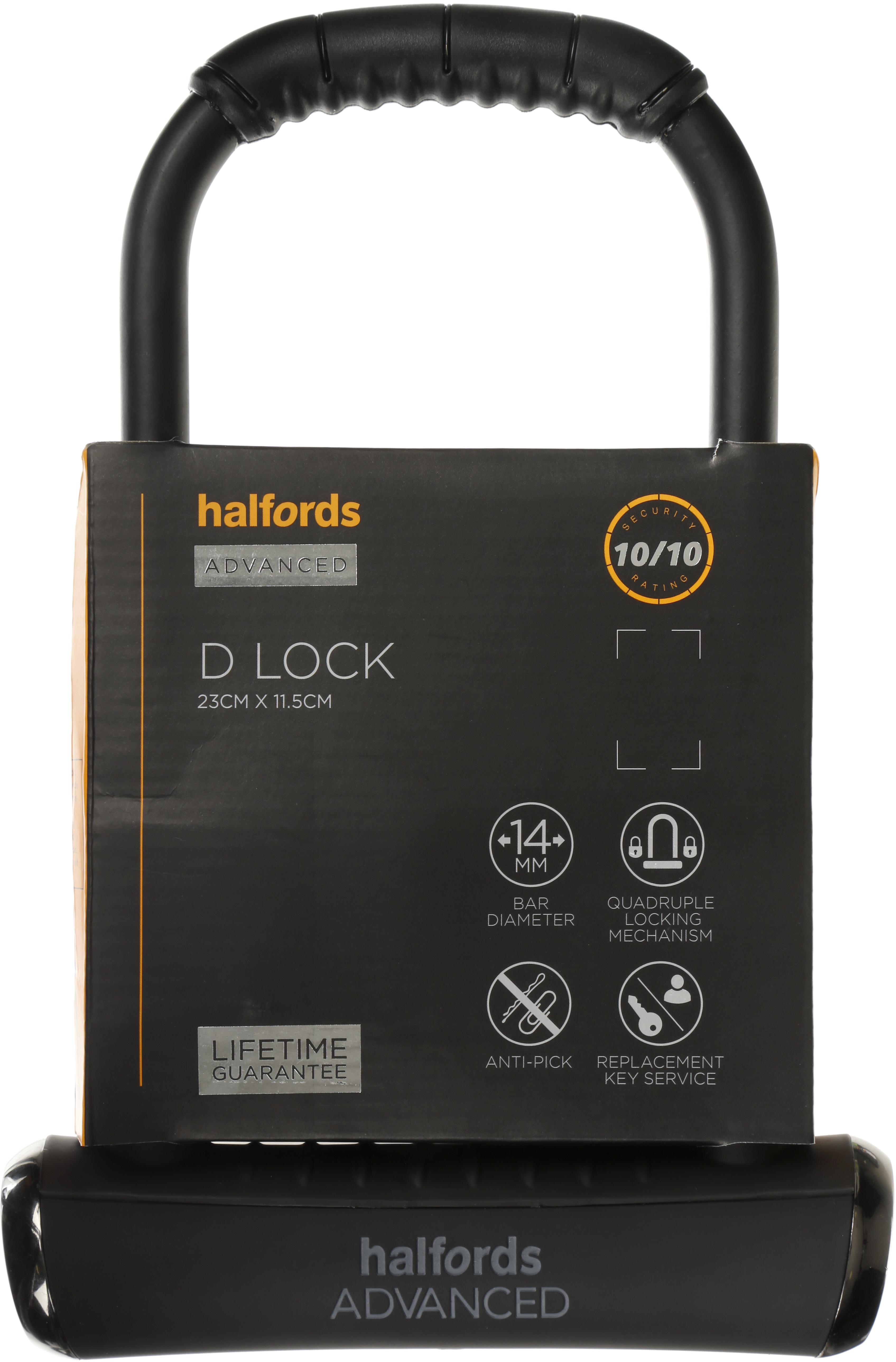 Halfords Advanced 23cm D lock