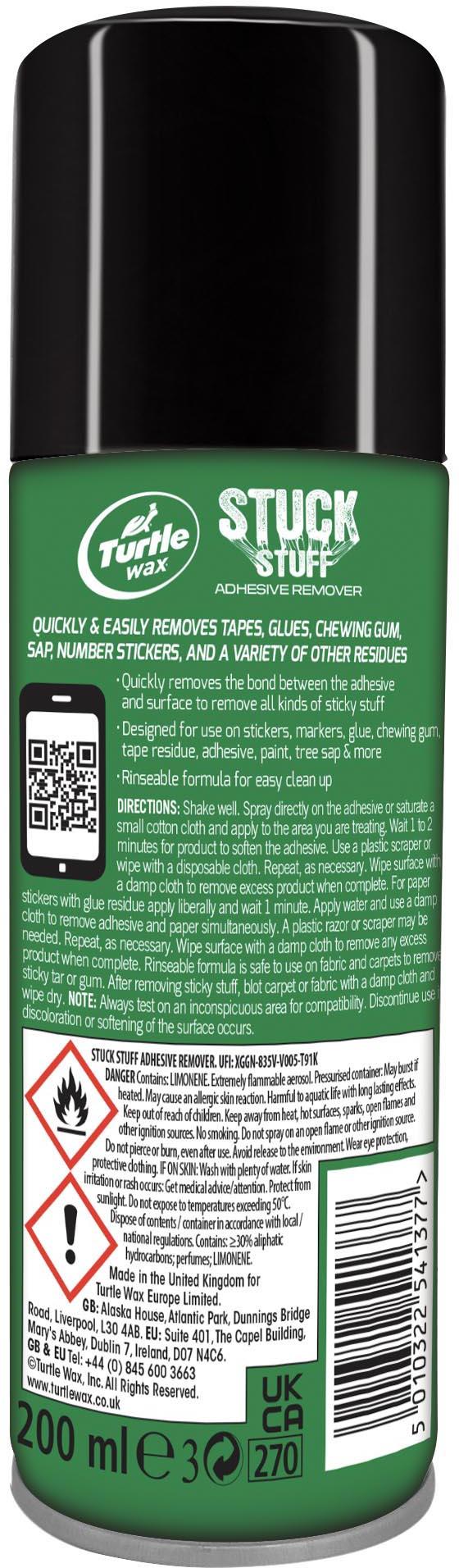 Turtle Wax Stuck Stuff Remover 200ml