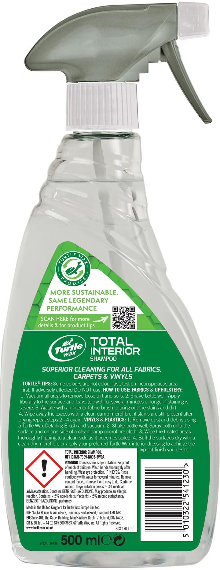Turtle Wax Total Interior Shampoo 500ml