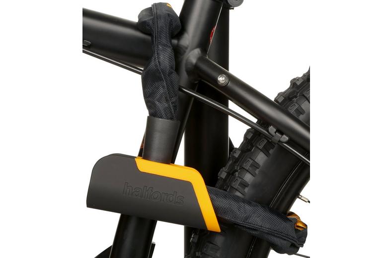 Halfords Chain Bike Lock, 70cm, Key Halfords Chain Bike Lock, 70cm, Key
