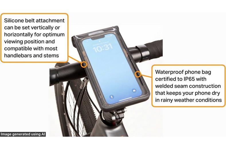 Halfords Advanced Waterproof Phone Mount Halfords Advanced Waterproof Phone Mount
