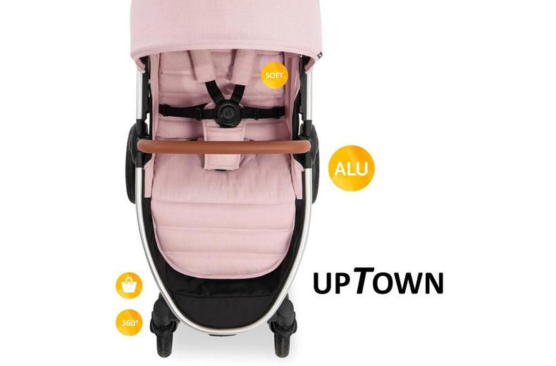 Hauck Uptown Pushchair - Rose Hauck Uptown Pushchair - Rose