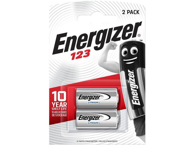 Energizer 123 Lithium Photo Battery - 2 Pack