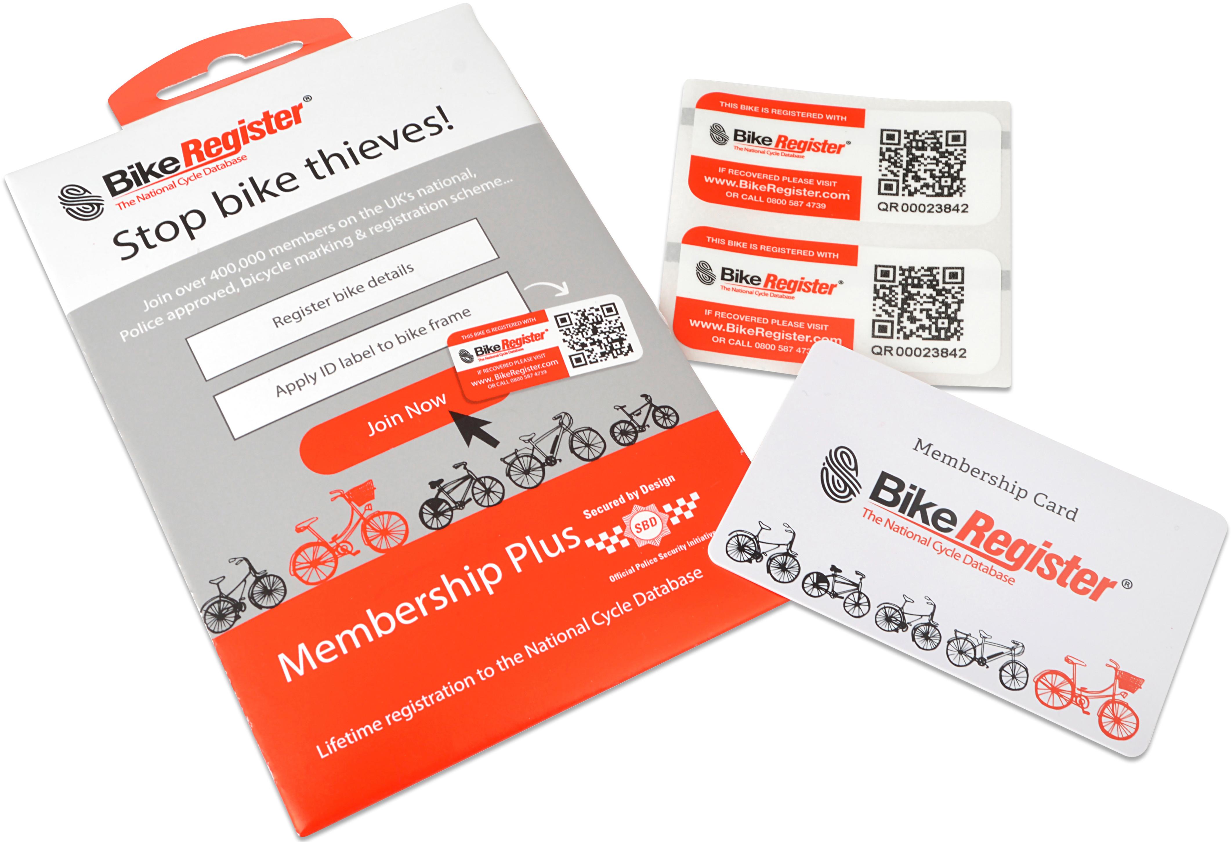 Bikeregister Membership Plus Kit